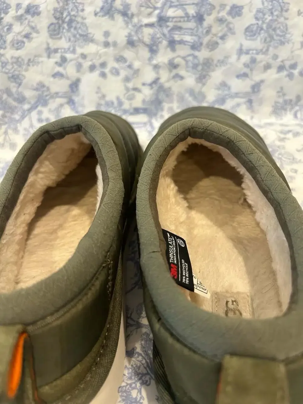UGG Men's Tasman LTA Burnt Olive Puffer Slippers
